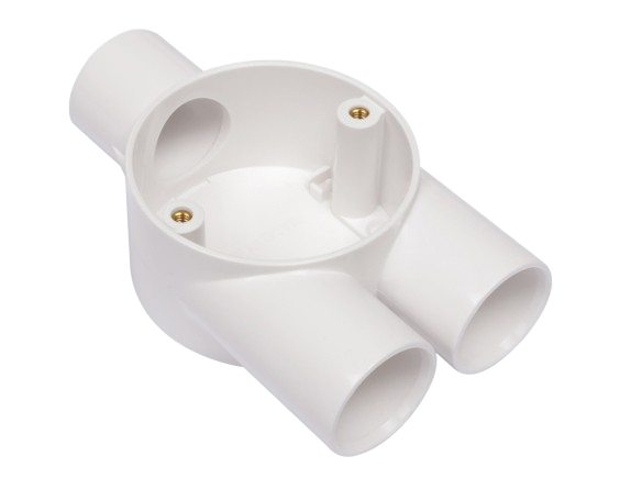 Conduit Branch Jun.Box Y 3W Lid