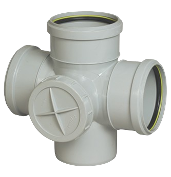 Cross Tee with door (Fix O- Ring Type Fitting)