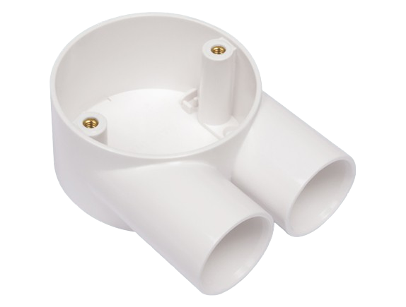 Conduit Branch Jun.Box U 2W Lid