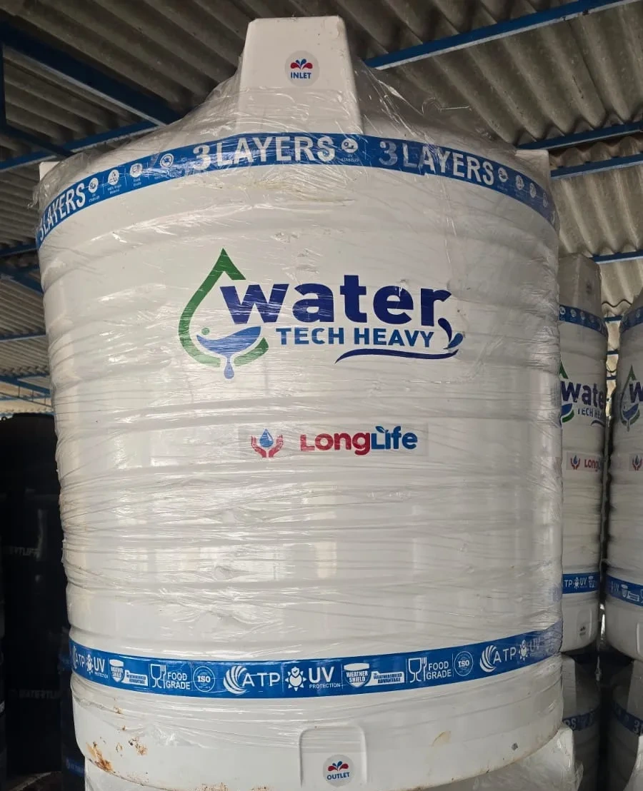 3 Layer Water Tank White