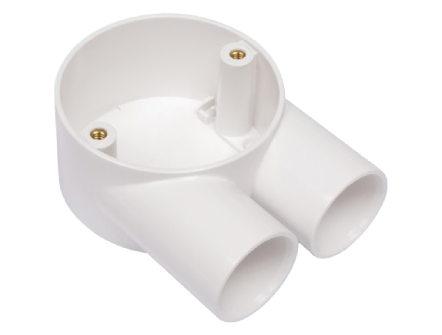 Conduit Branch Jun.Box U 2W Lid